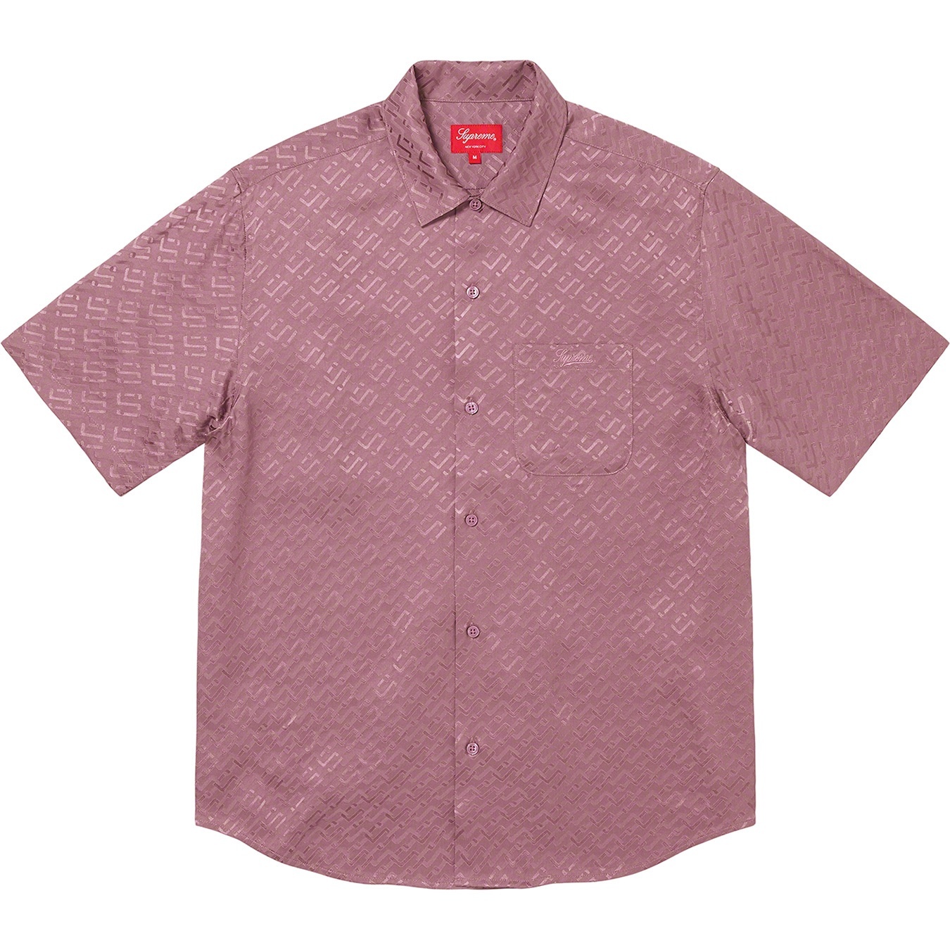 Tonal Monogram Silk S/S Shirt view 3